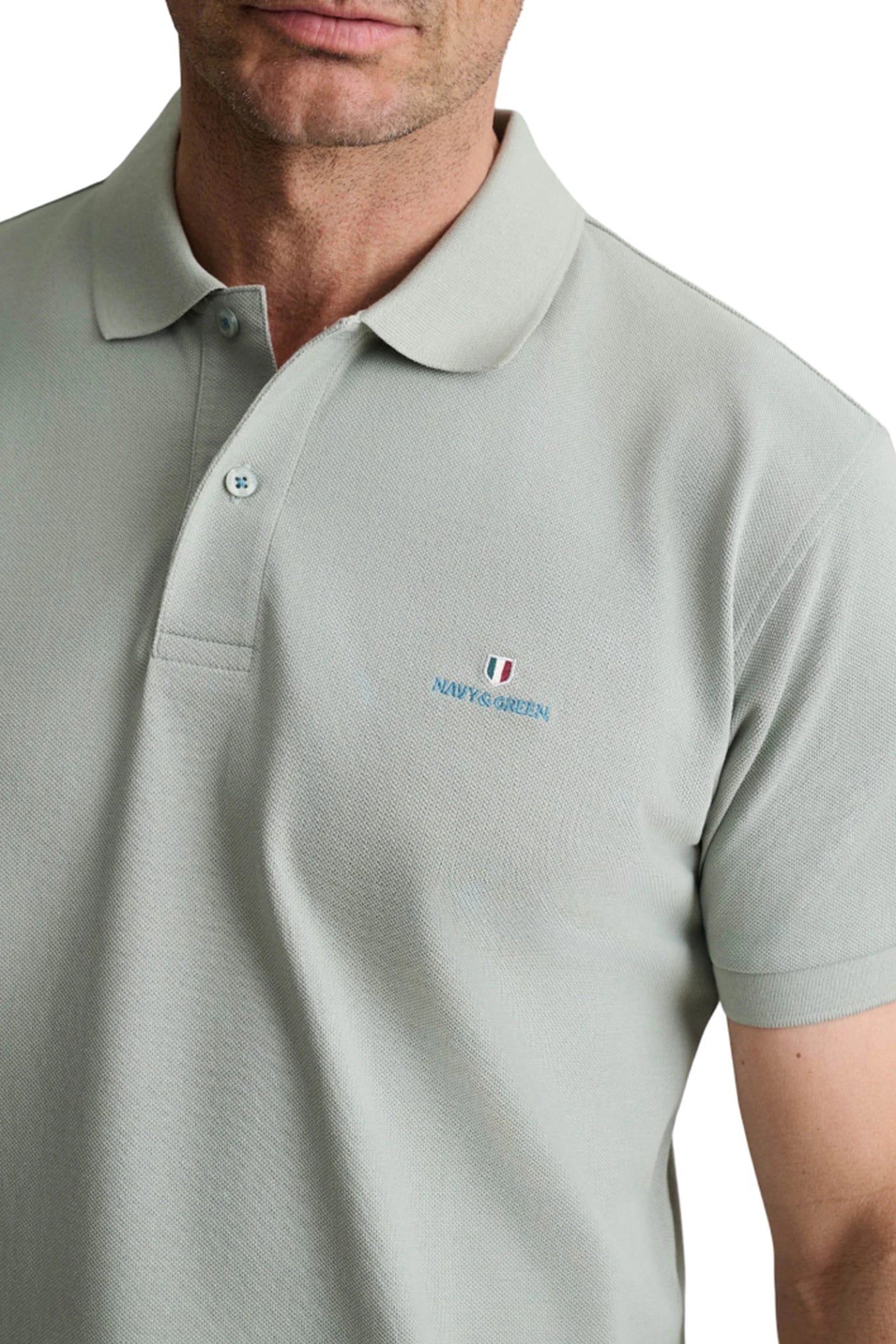 Cotton piqué polo shirt
