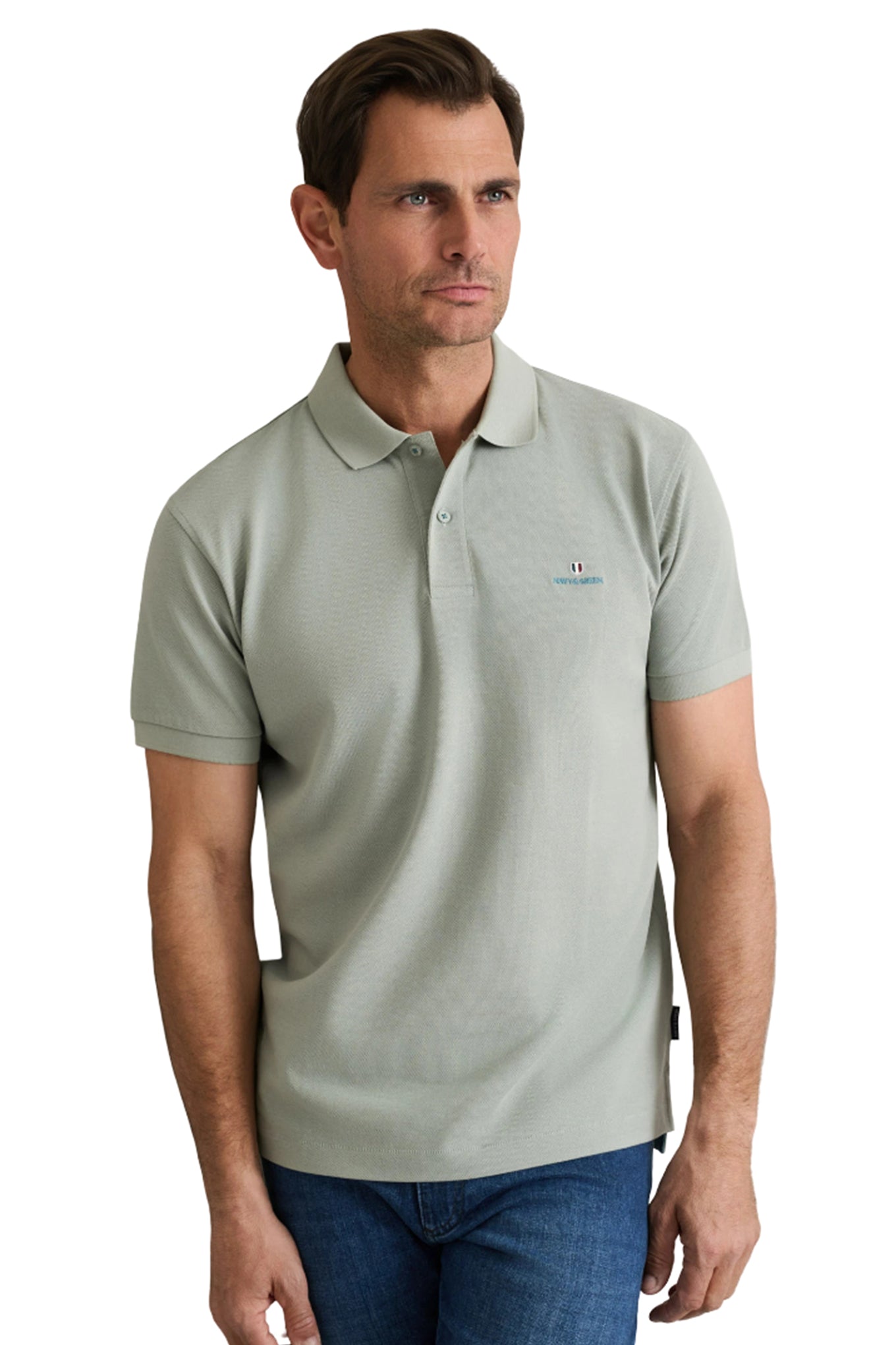 Cotton piqué polo shirt