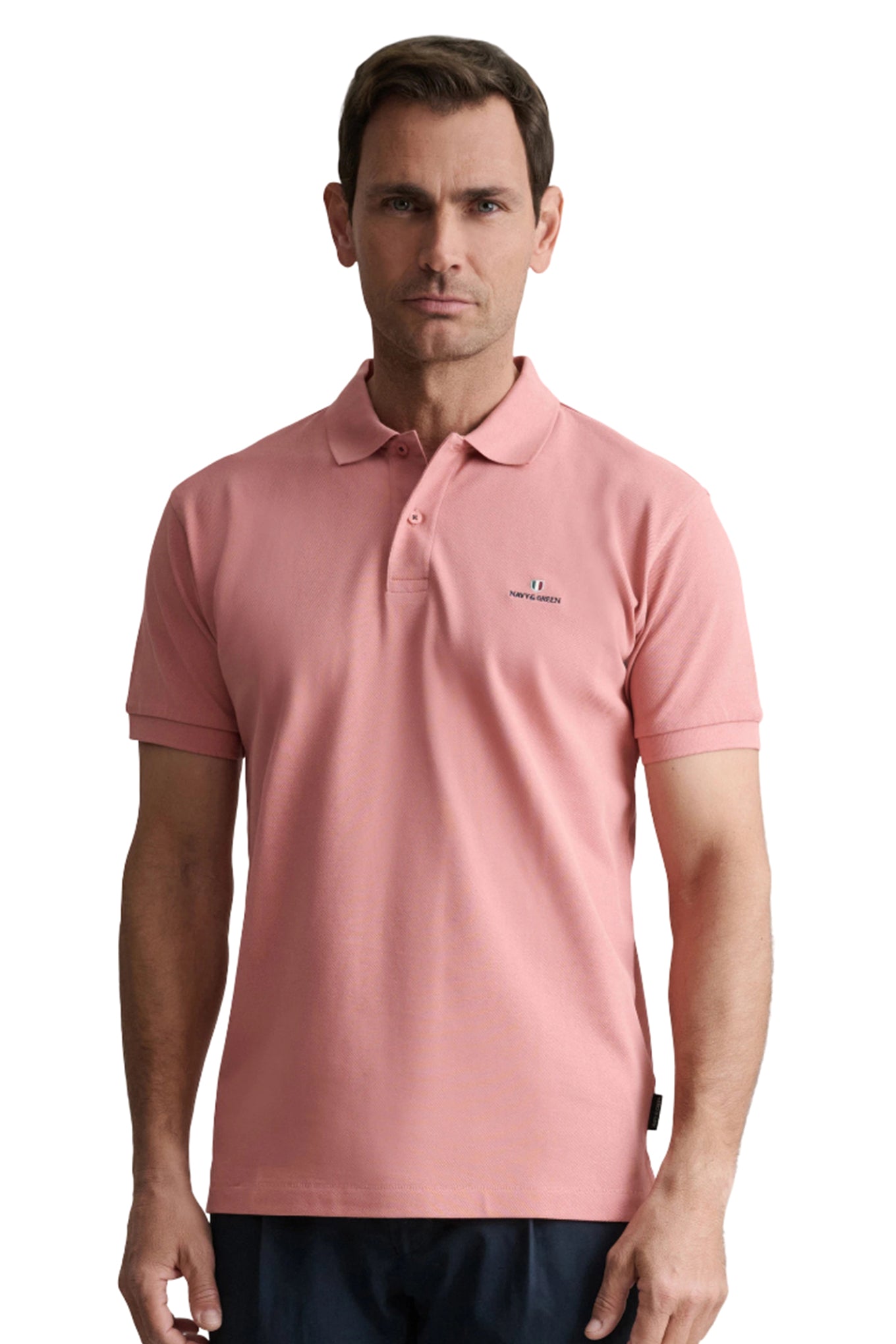 Cotton piqué polo shirt