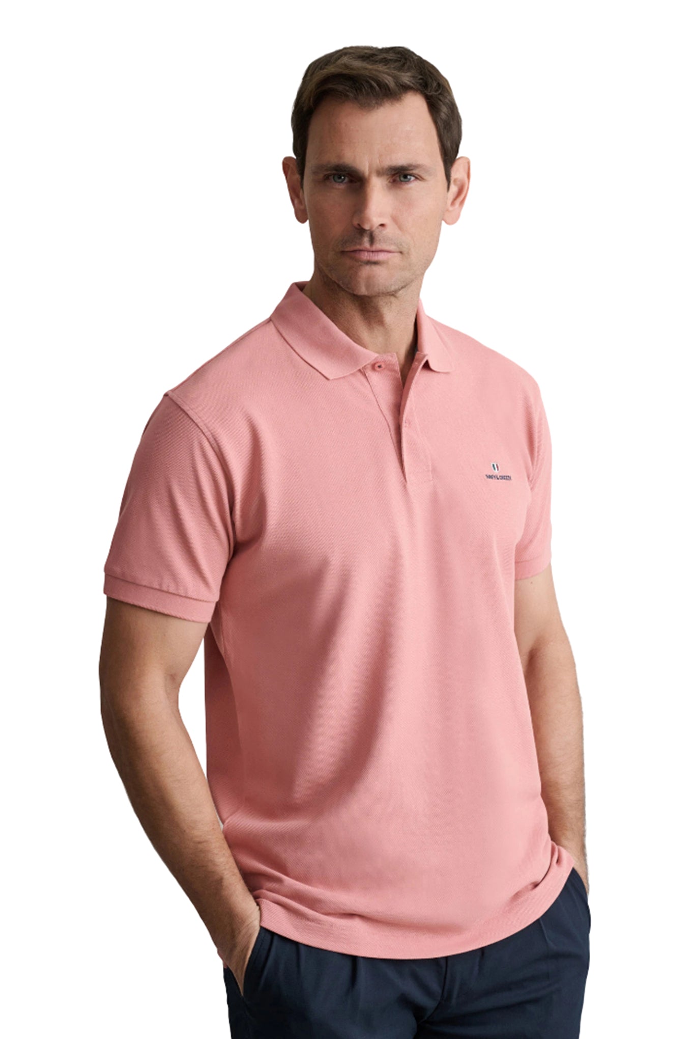 Cotton piqué polo shirt