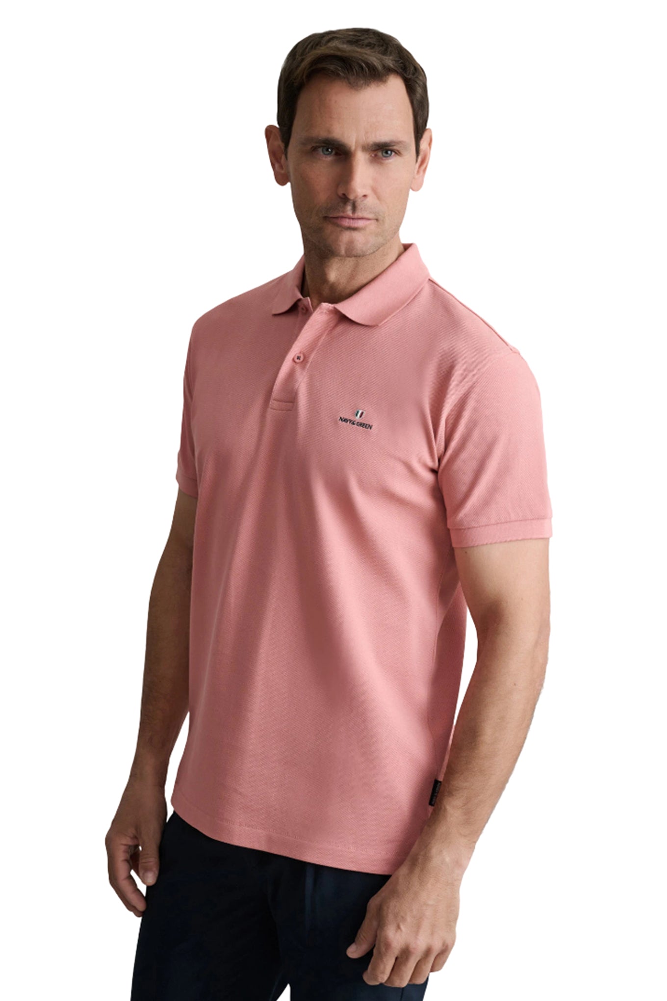Cotton piqué polo shirt