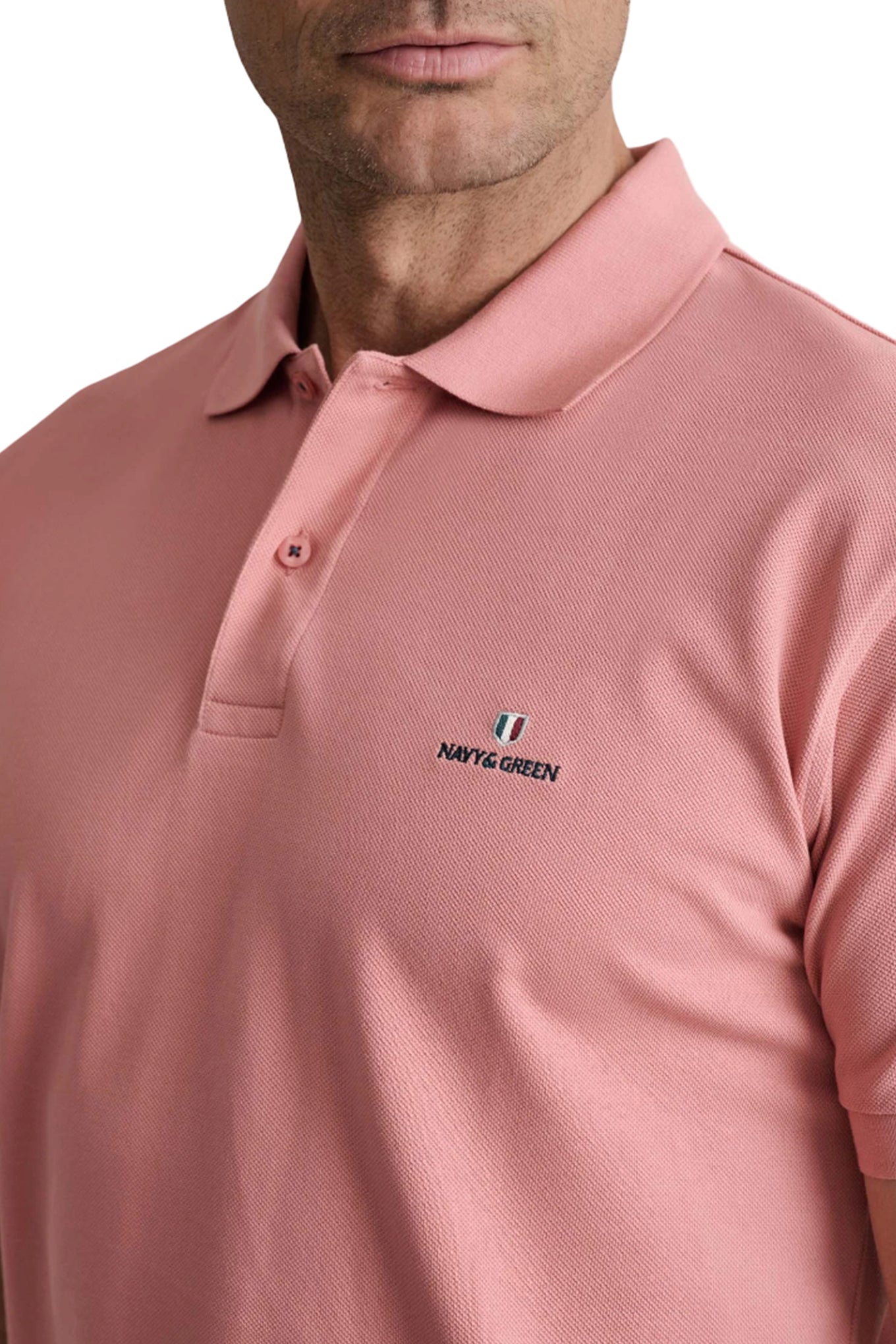 Cotton piqué polo shirt