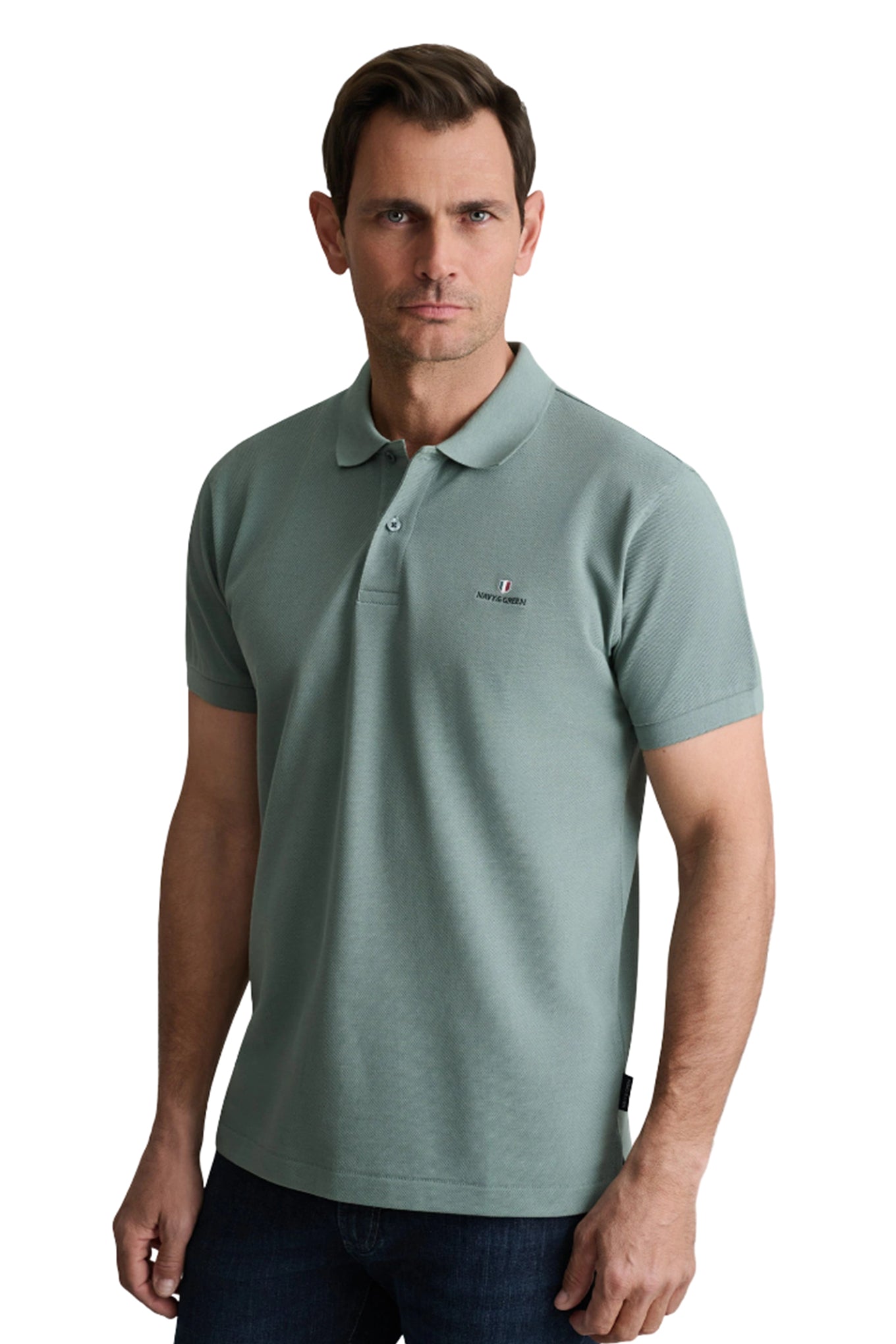 Cotton piqué polo shirt