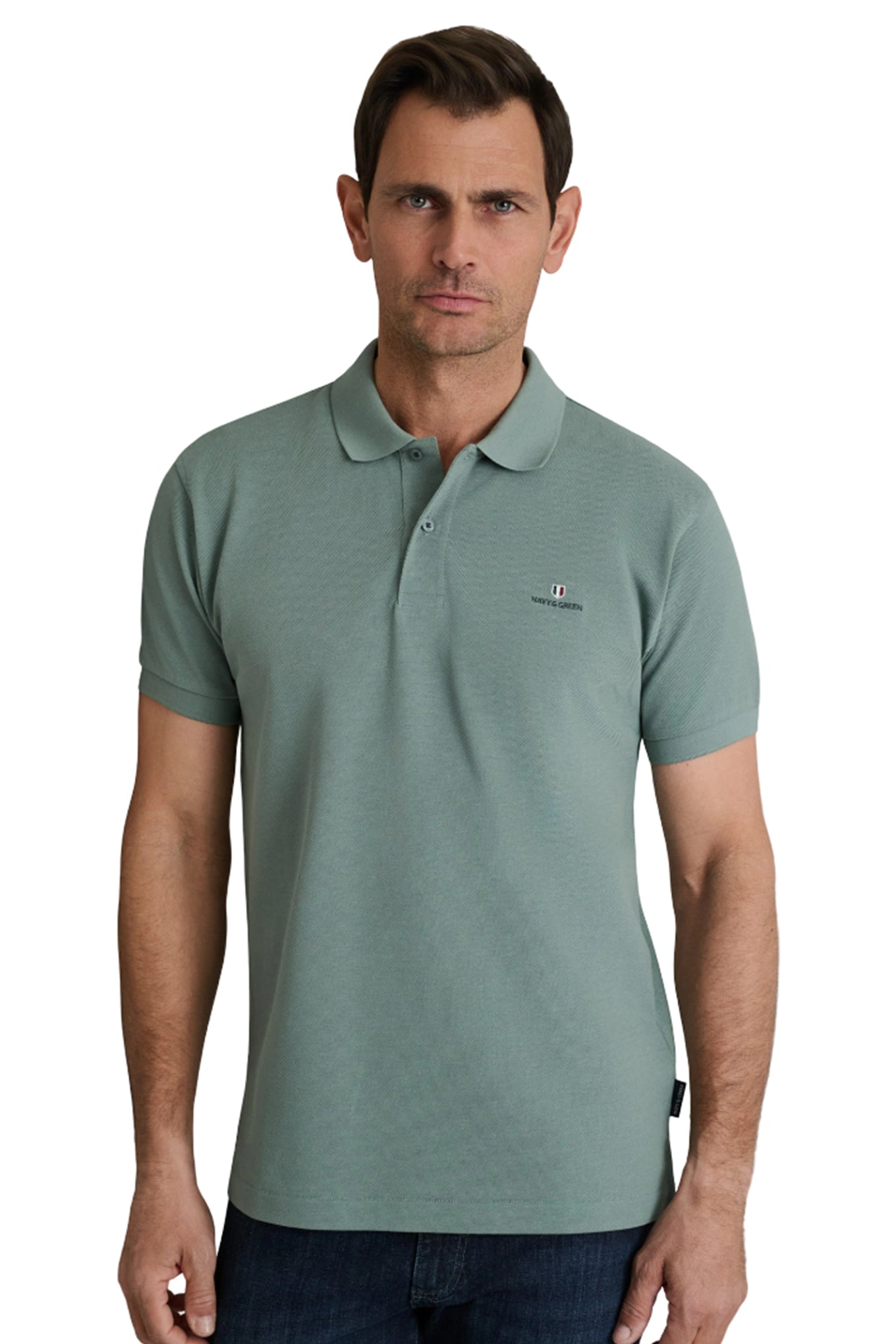 Cotton piqué polo shirt