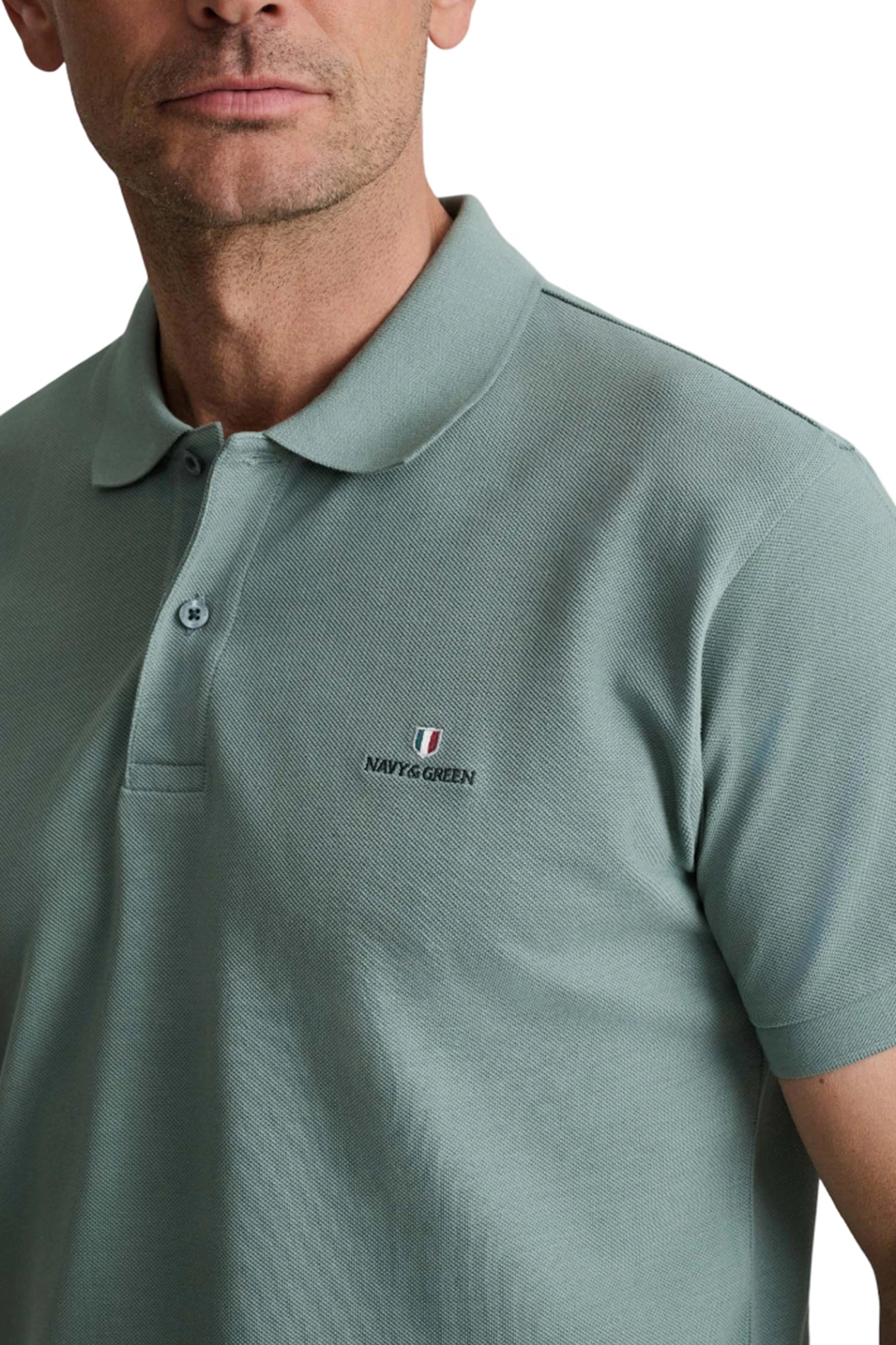 Cotton piqué polo shirt
