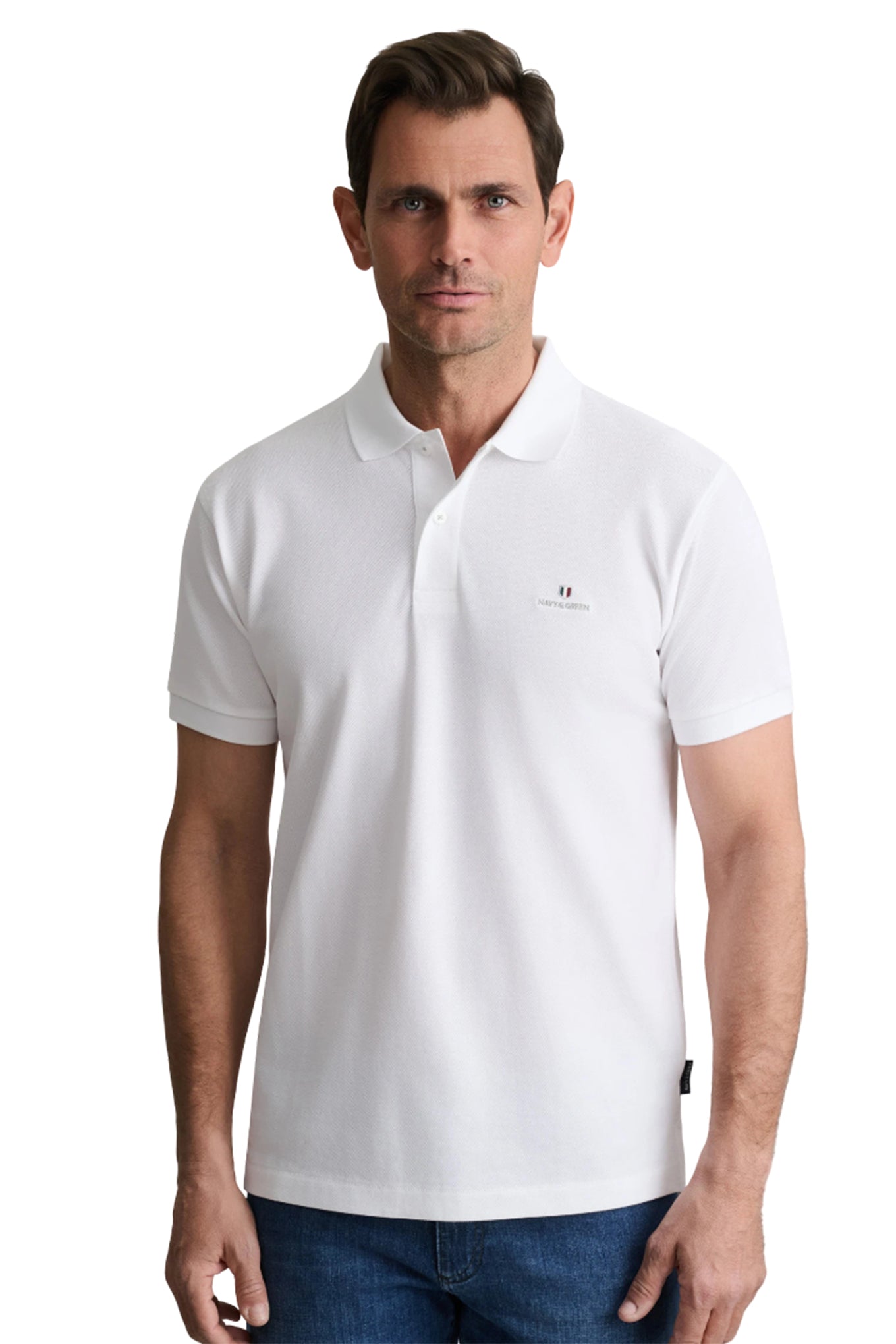 Cotton piqué polo shirt