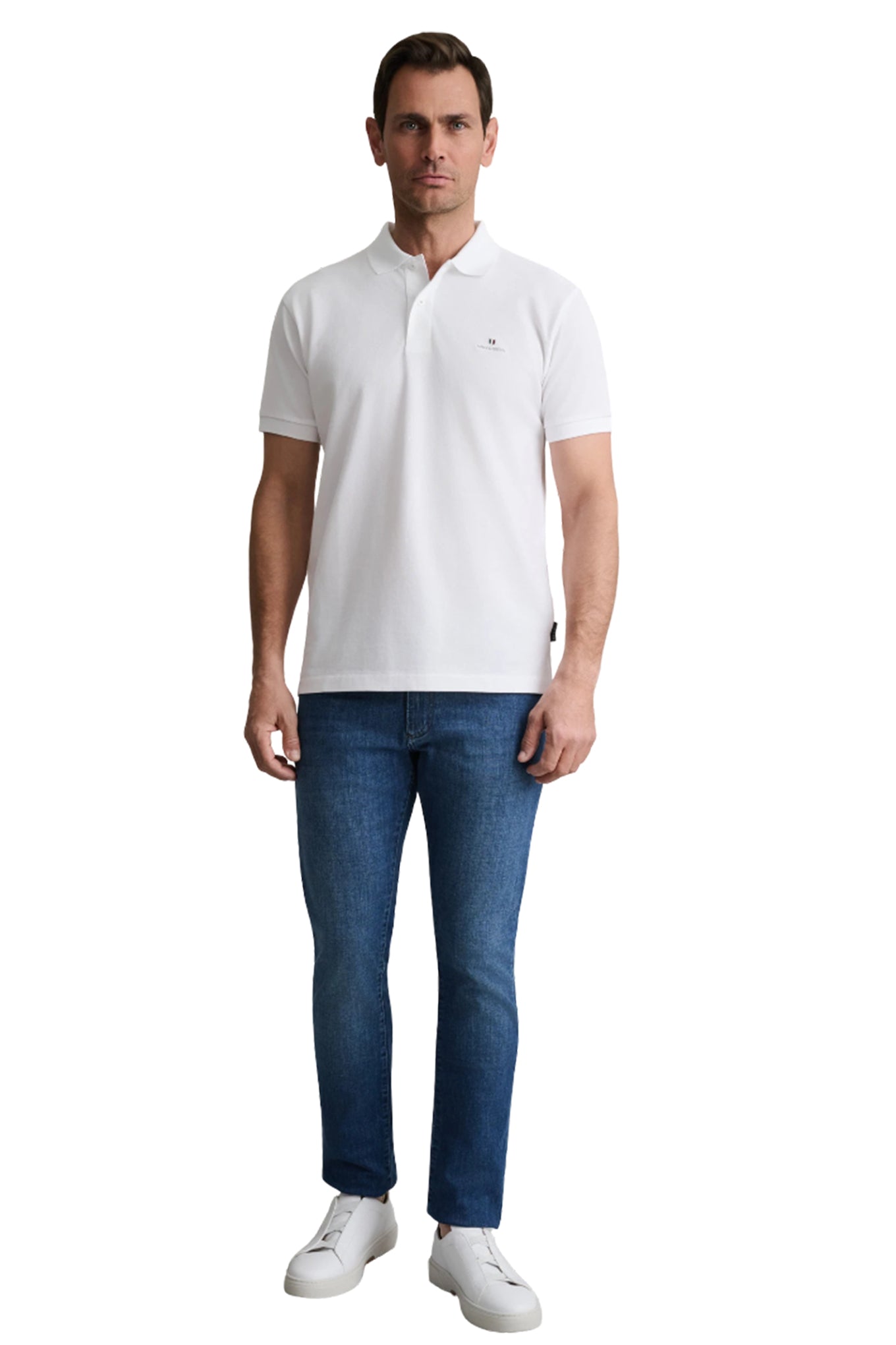 Cotton piqué polo shirt