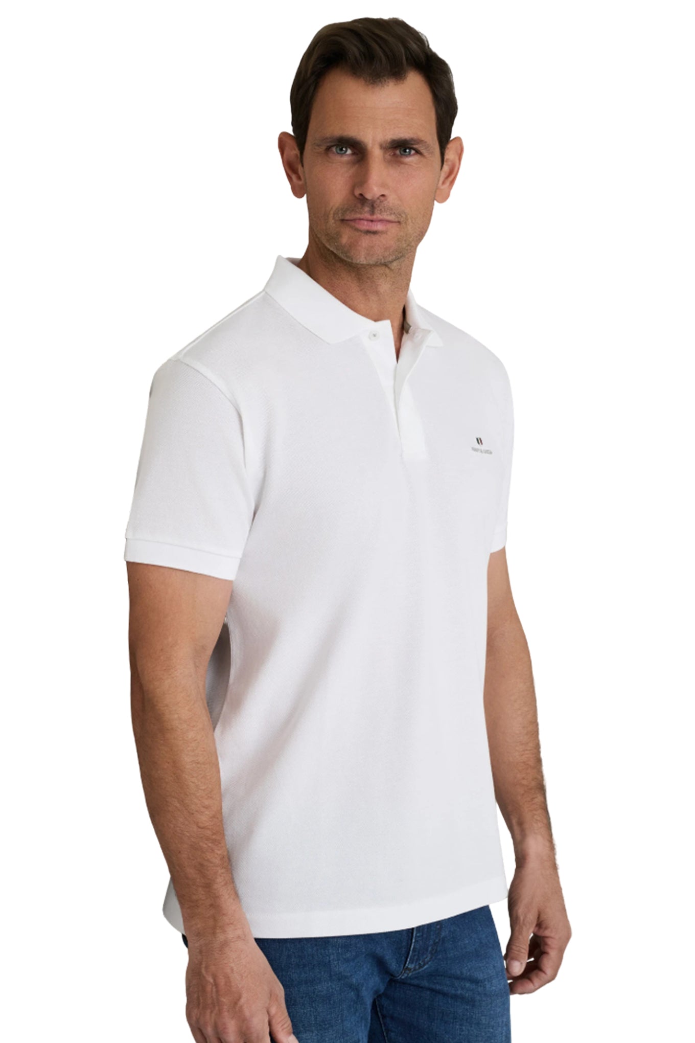 Cotton piqué polo shirt