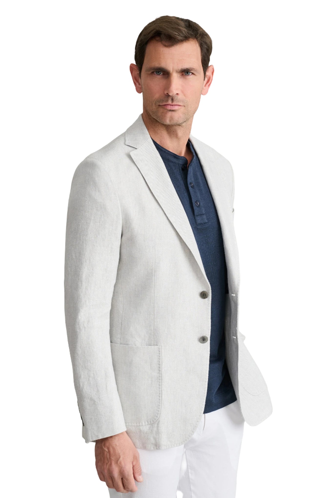 Linen haute couture blazer