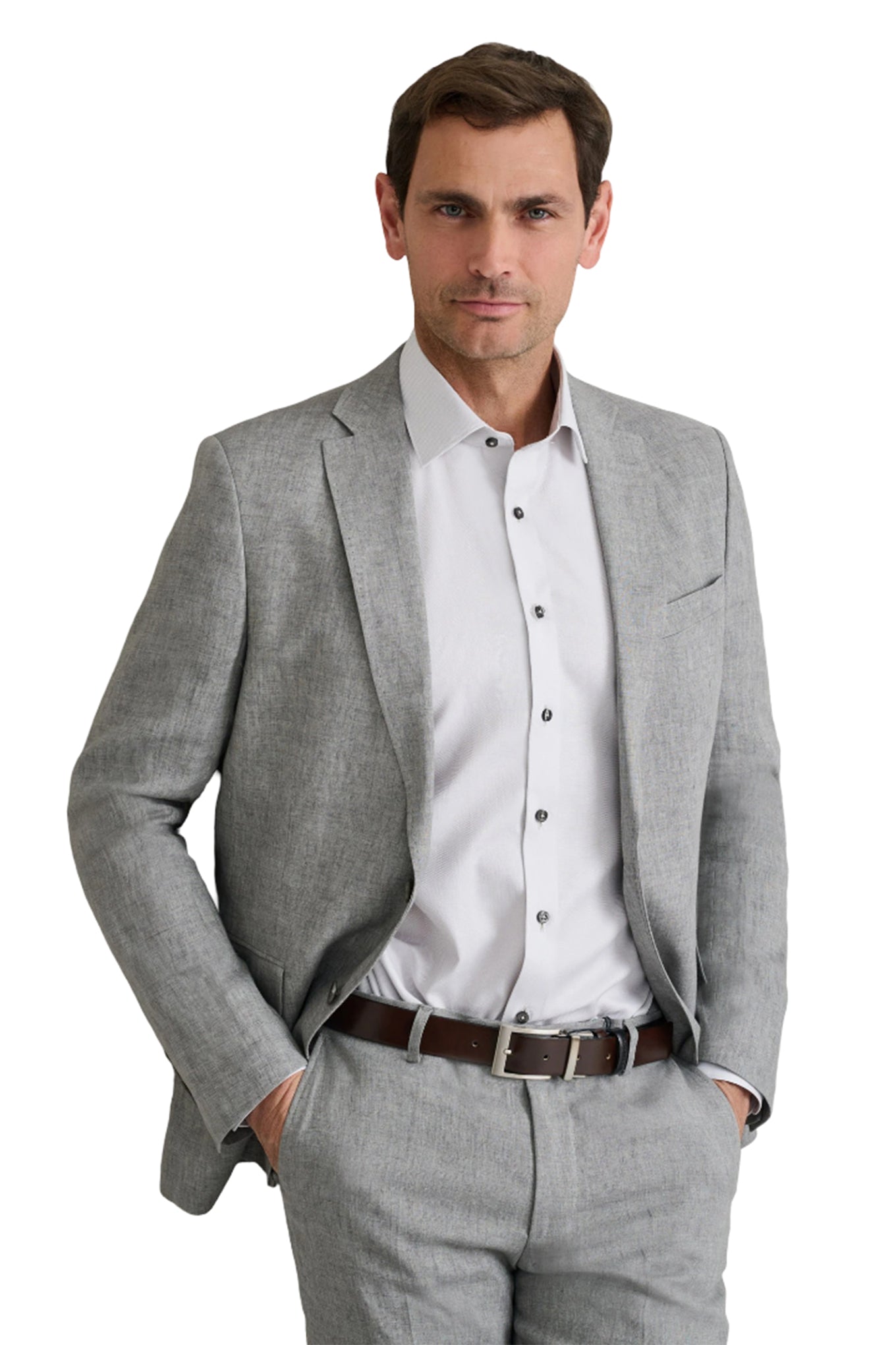 Linen haute couture blazer