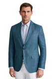 Wool linen haute couture blazer