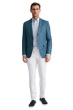 Wool linen haute couture blazer