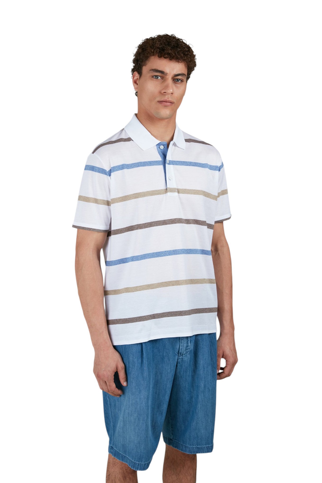 Paul & Shark - Striped short-sleeve polo shirt