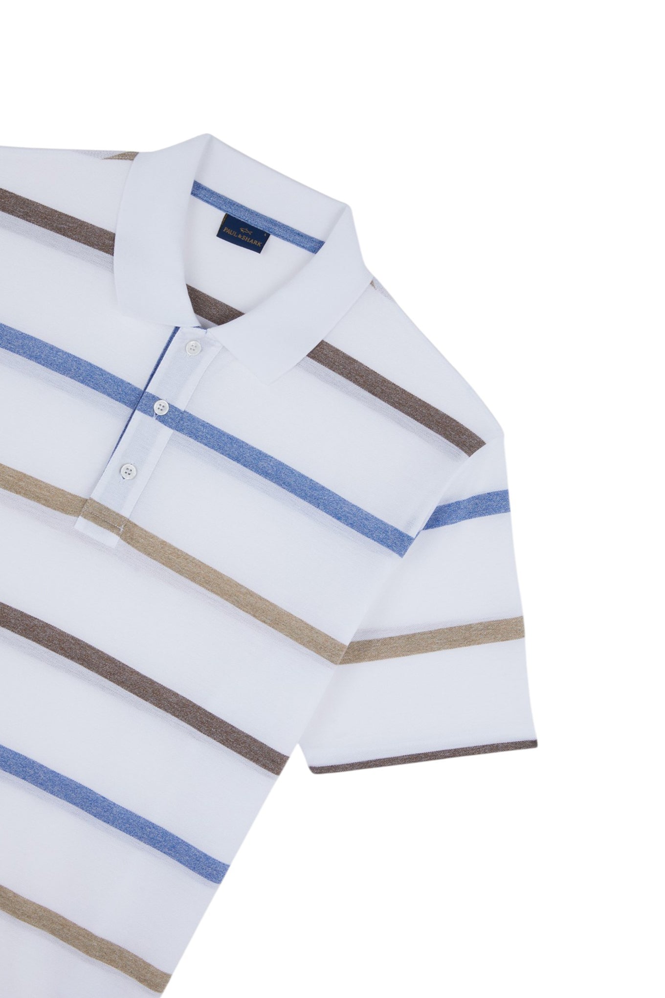 Paul & Shark - Striped short-sleeve polo shirt
