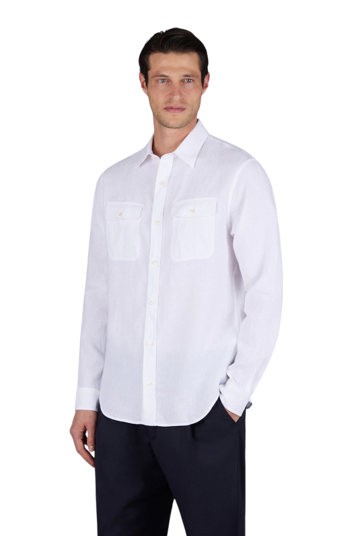 Linen overshirt