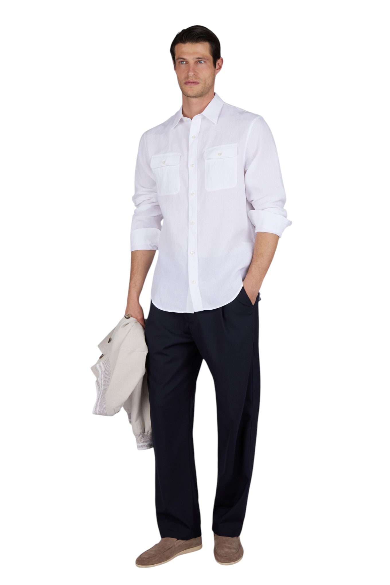 Linen overshirt