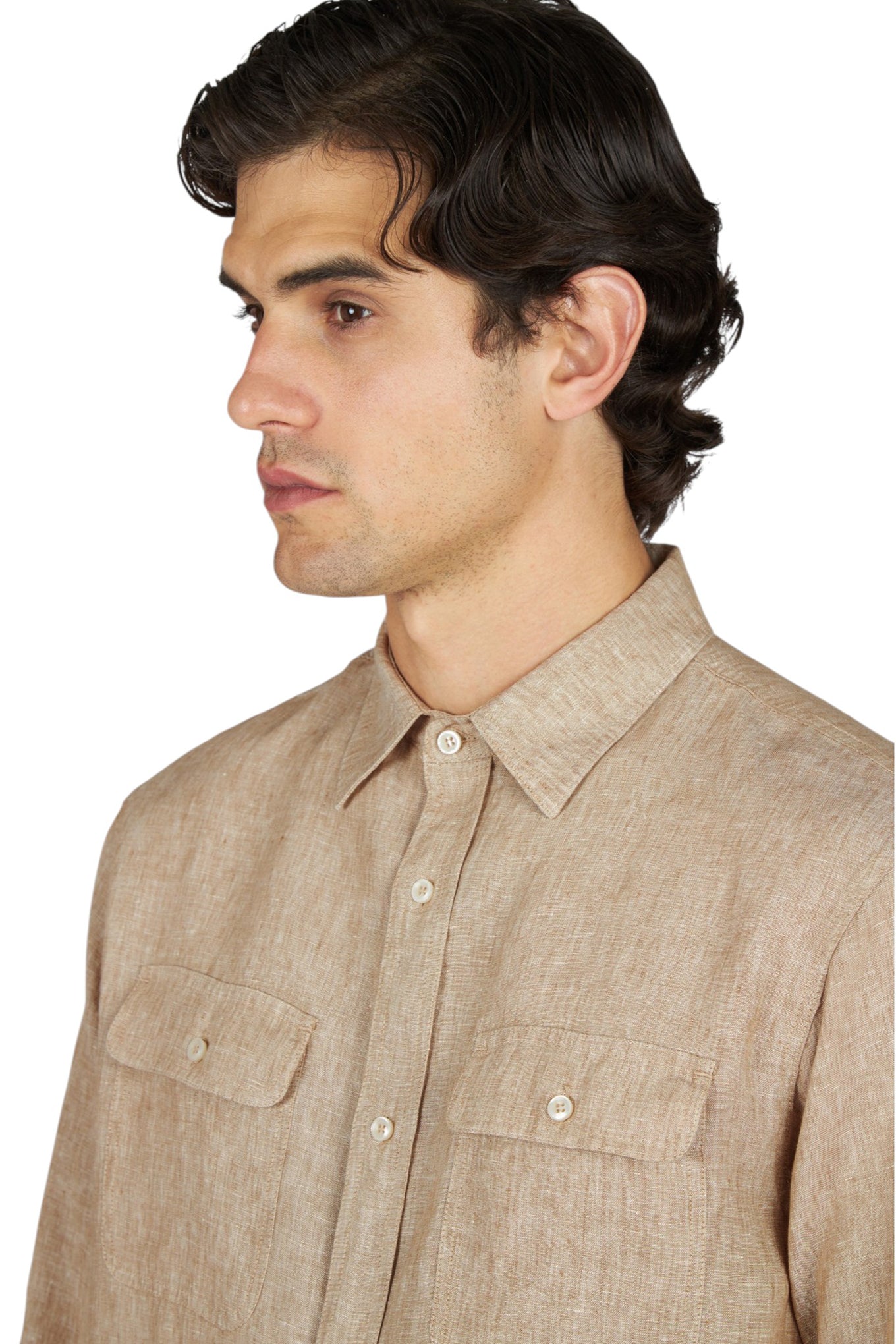 Linen overshirt