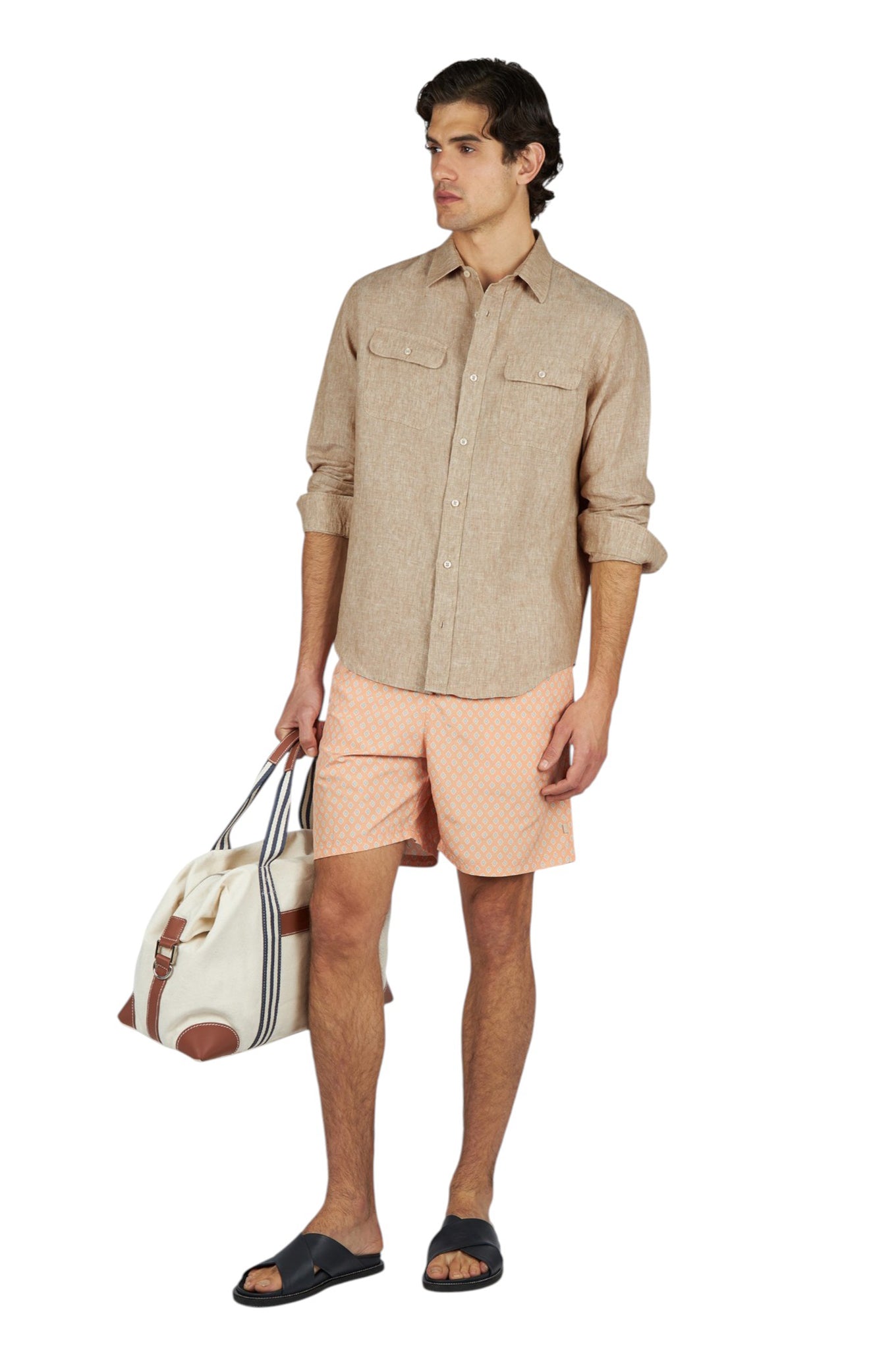 Linen overshirt