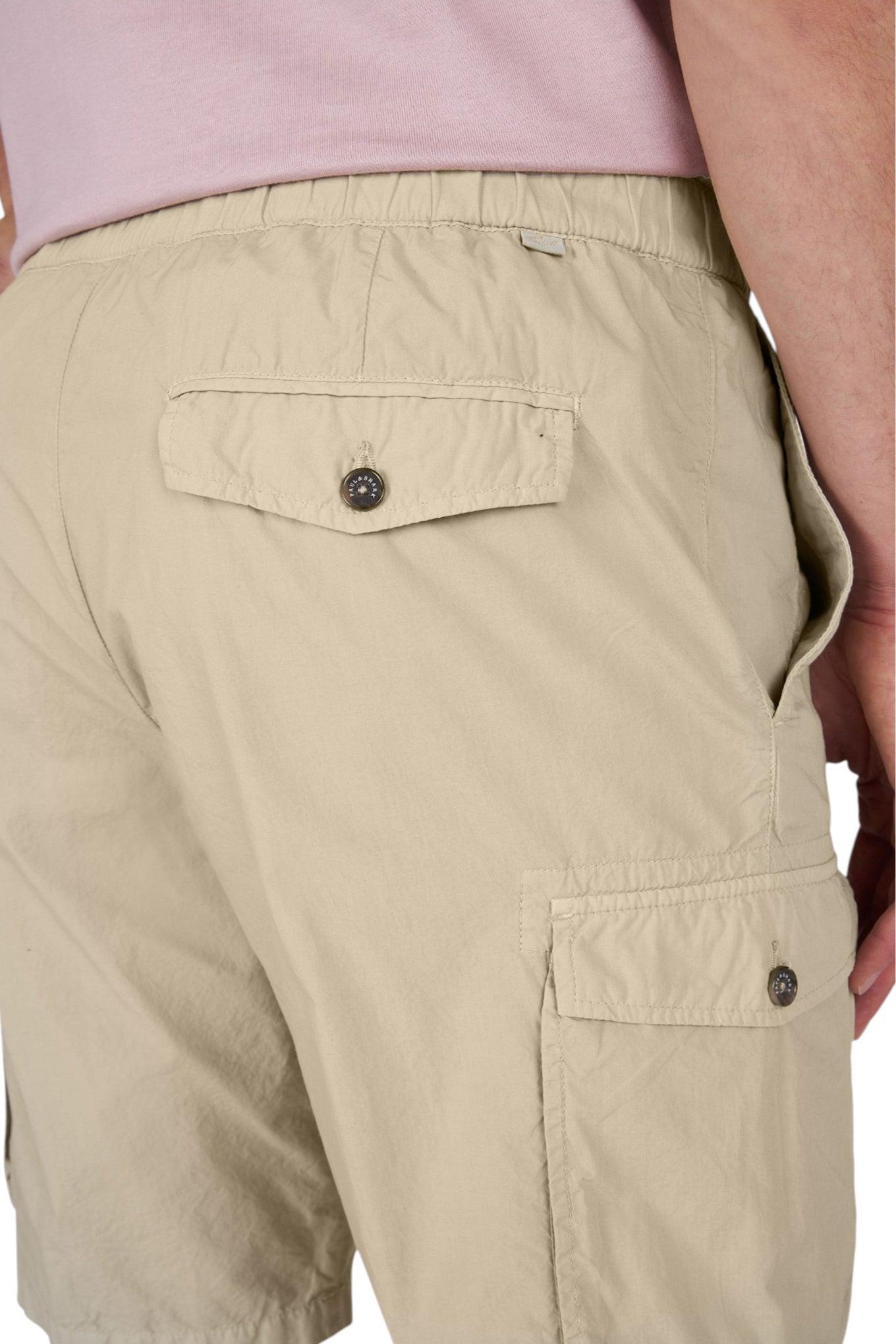 Cargo bermuda in Ultralight Poplin cotton