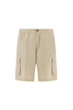 Cargo bermuda in Ultralight Poplin cotton