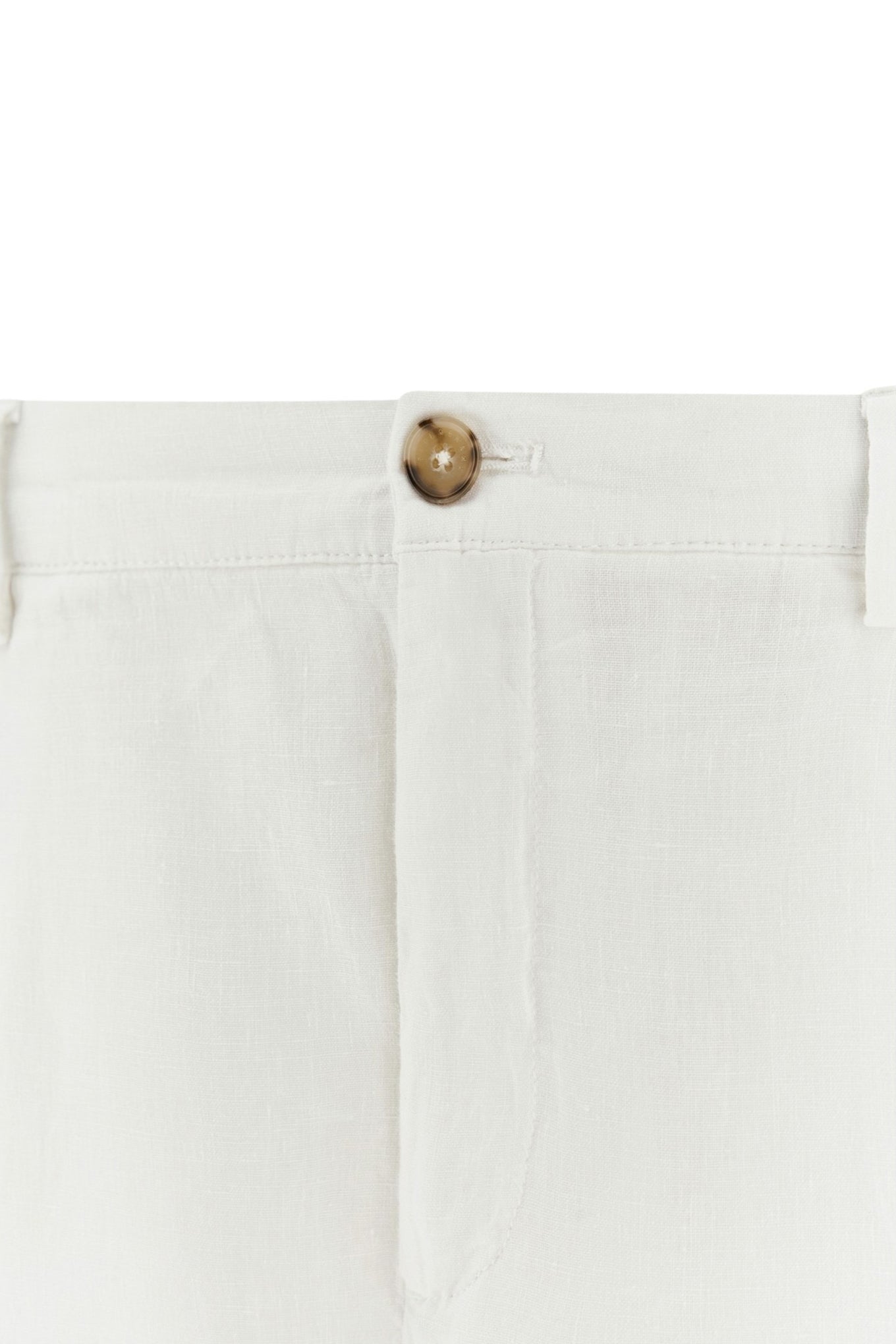 Linen chino pants with drawstring
