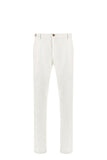 Linen chino pants with drawstring