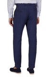 Linen chino pants with drawstring