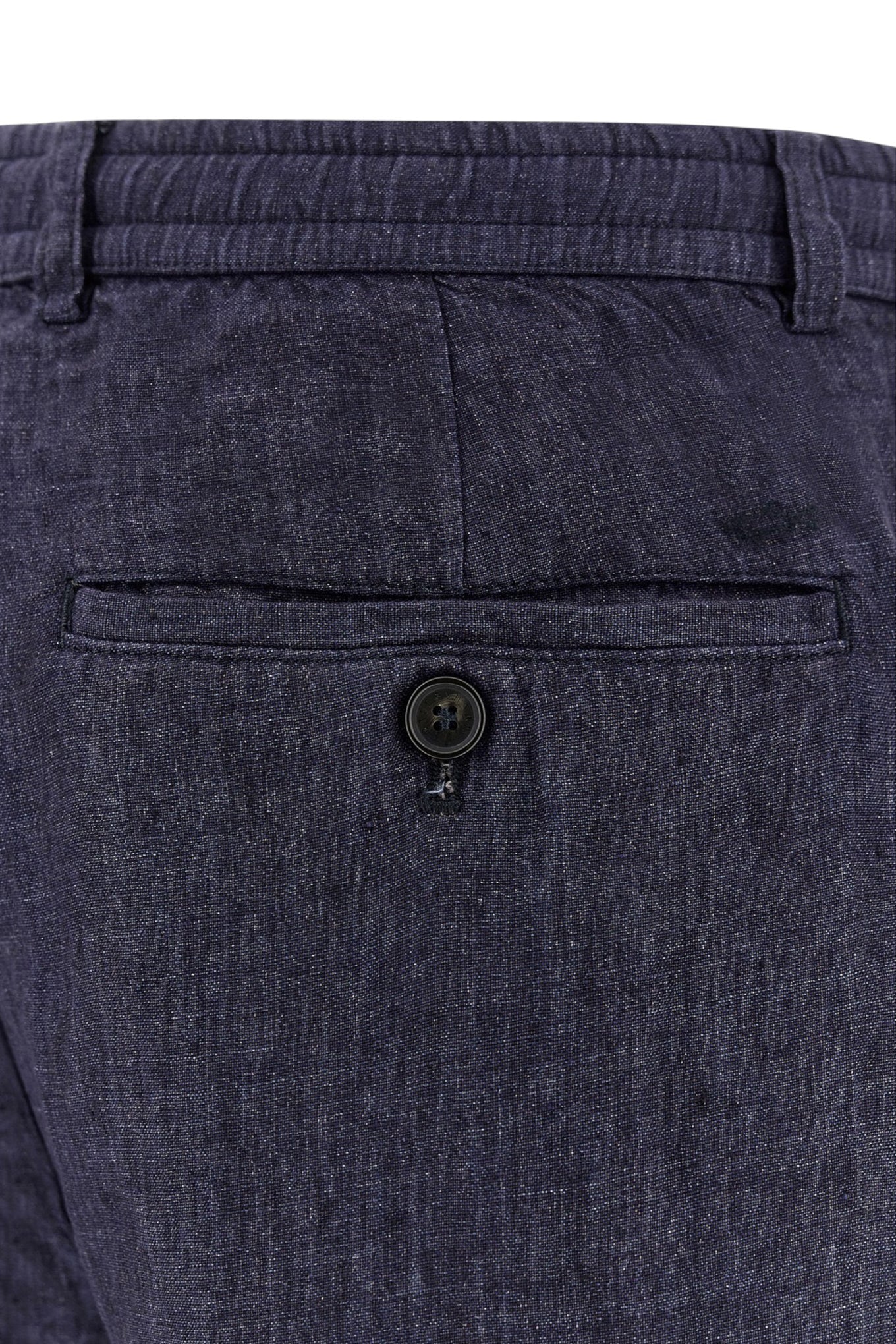 Linen chino pants with drawstring