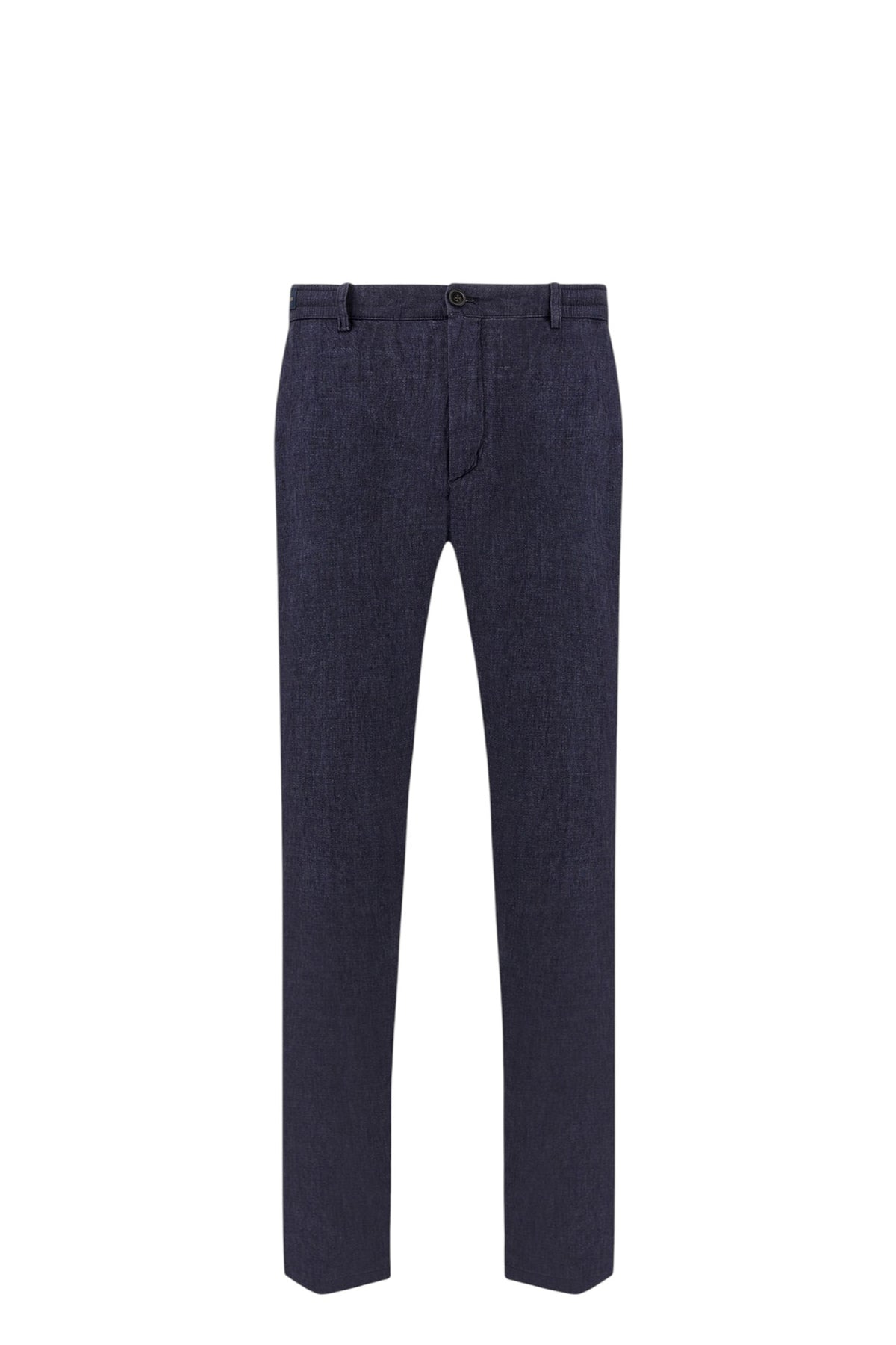 Linen chino pants with drawstring