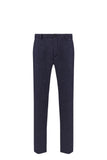 Linen chino pants with drawstring