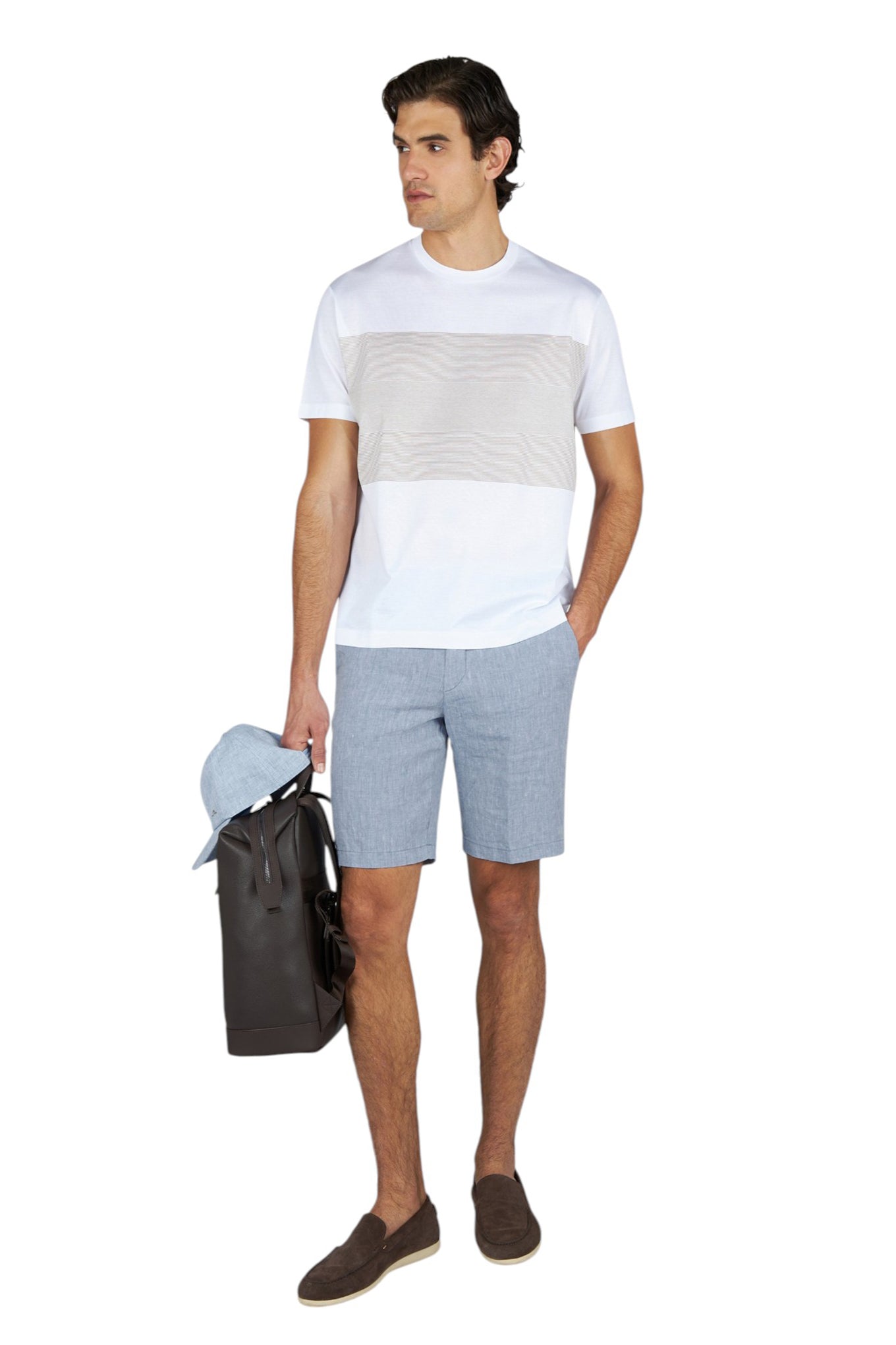 Linen bermuda