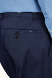 Silk and stretch cotton chino pants