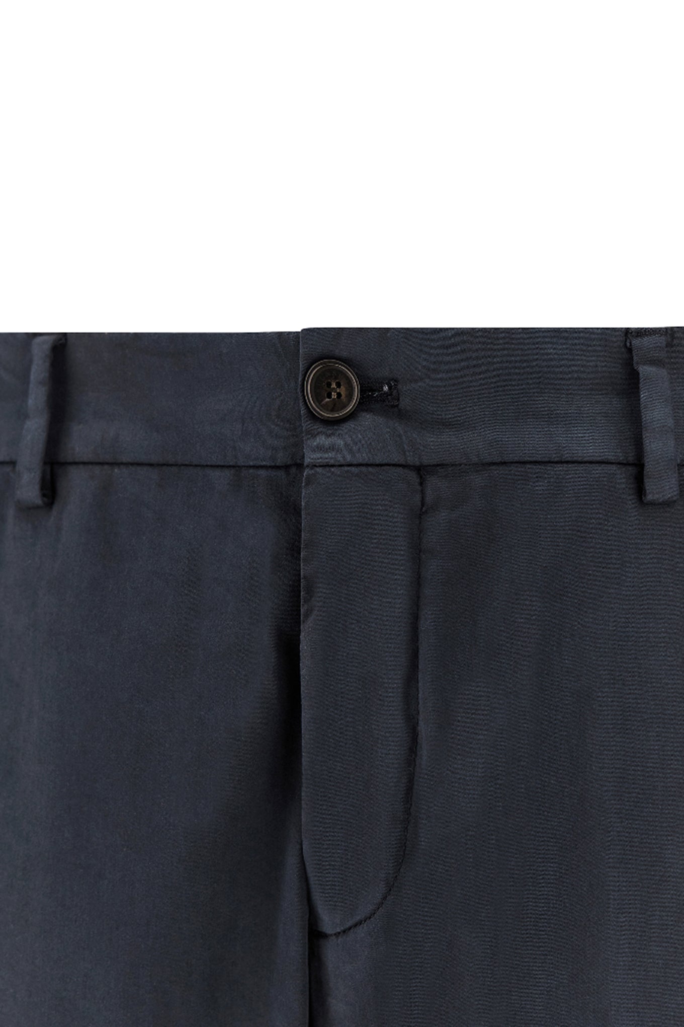 Silk and stretch cotton chino pants