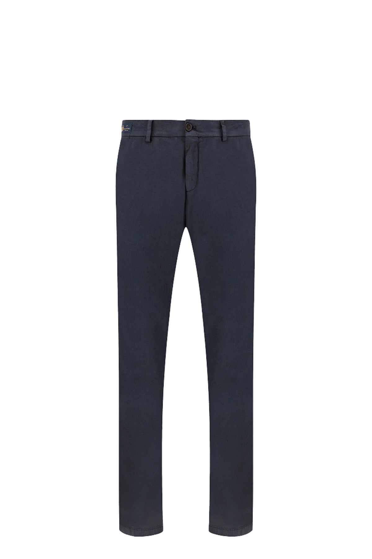 Silk and stretch cotton chino pants
