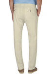Silk and stretch cotton chino pants