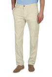 Silk and stretch cotton chino pants