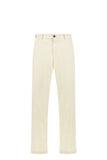 Silk and stretch cotton chino pants