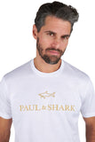Double mercerised cotton jersey T-Shirt with embroidered logo