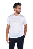 Double mercerised cotton jersey T-Shirt with embroidered logo