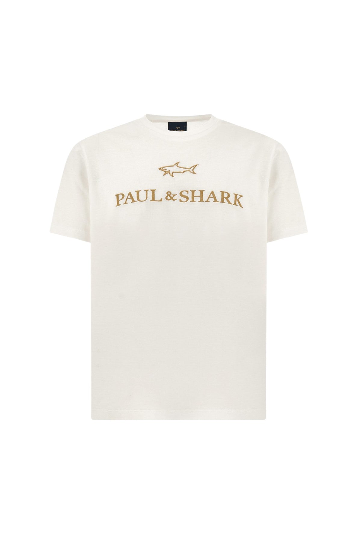 Double mercerised cotton jersey T-Shirt with embroidered logo