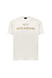 Double mercerised cotton jersey T-Shirt with embroidered logo