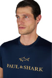Double mercerised cotton jersey T-Shirt with embroidered logo