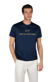 Double mercerised cotton jersey T-Shirt with embroidered logo