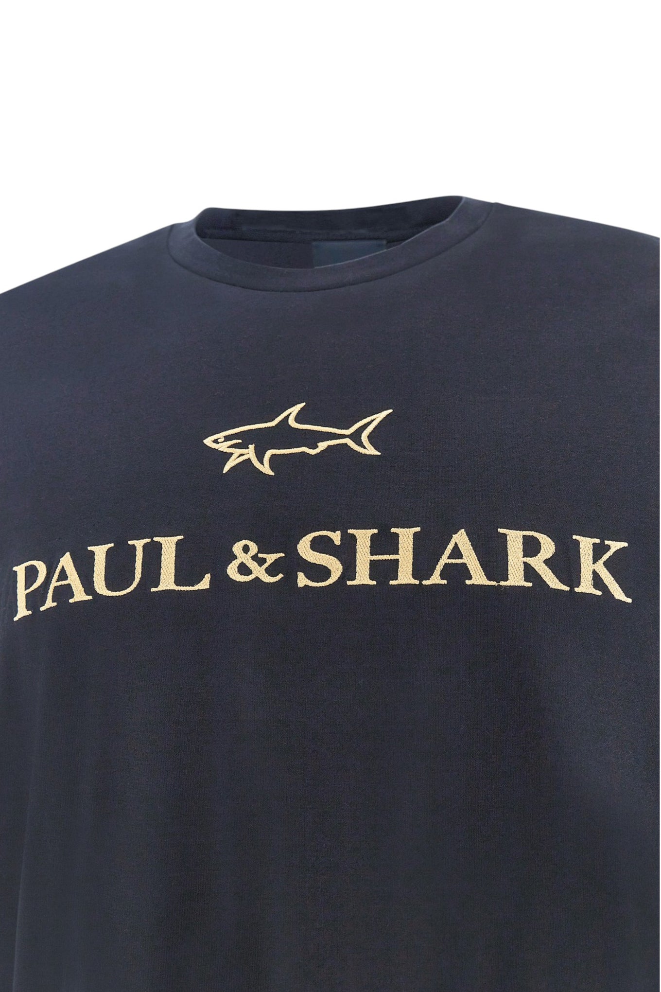 Double mercerised cotton jersey T-Shirt with embroidered logo