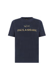 Double mercerised cotton jersey T-Shirt with embroidered logo