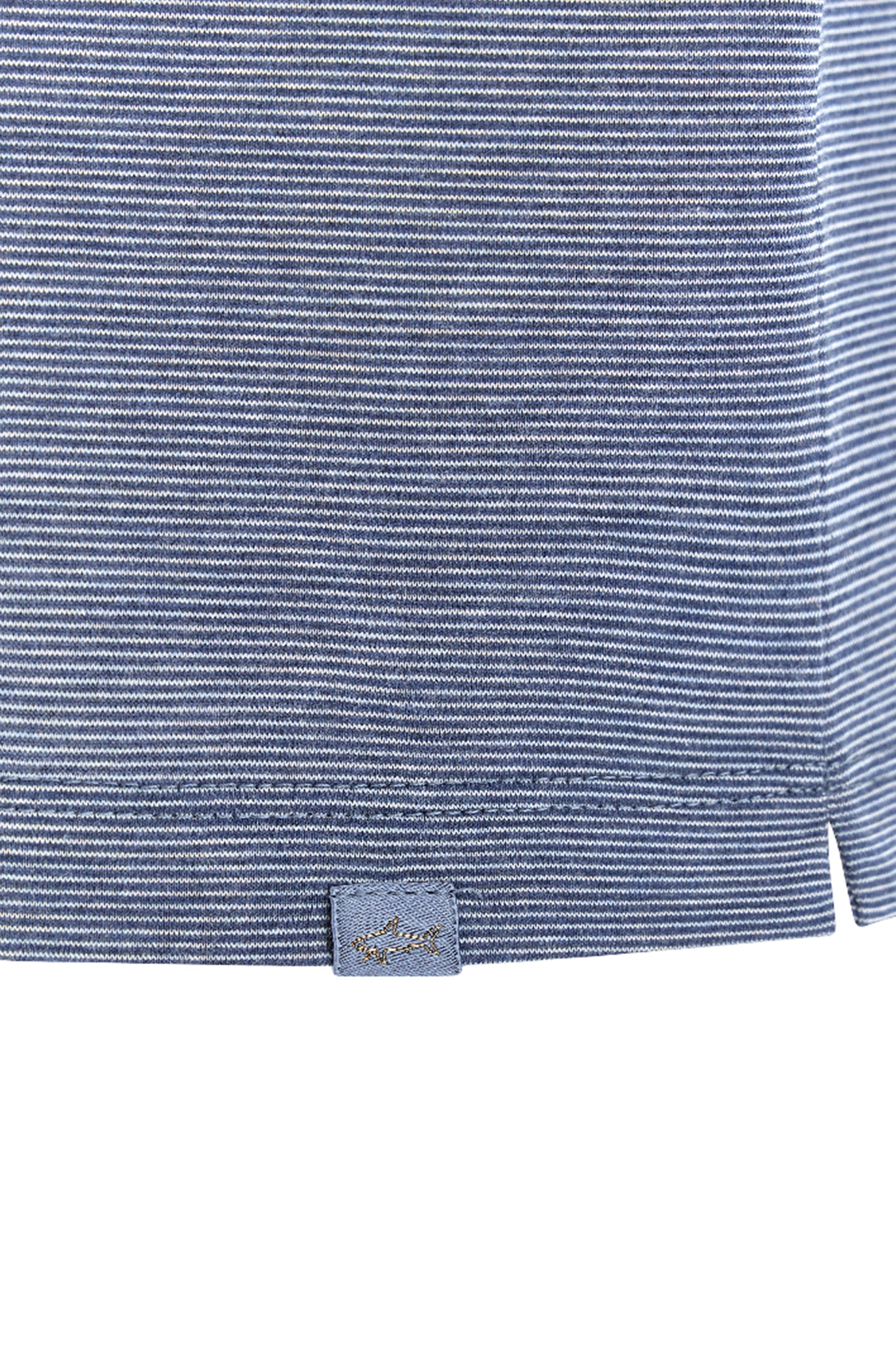 Silk and cotton zip polo