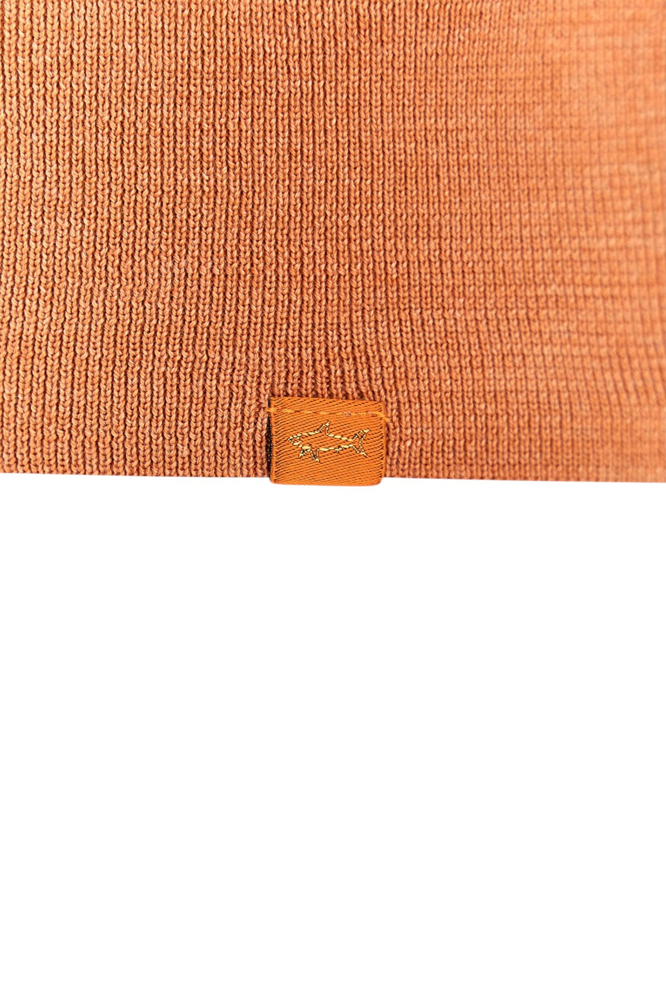 Open?collar polo in wool and silk