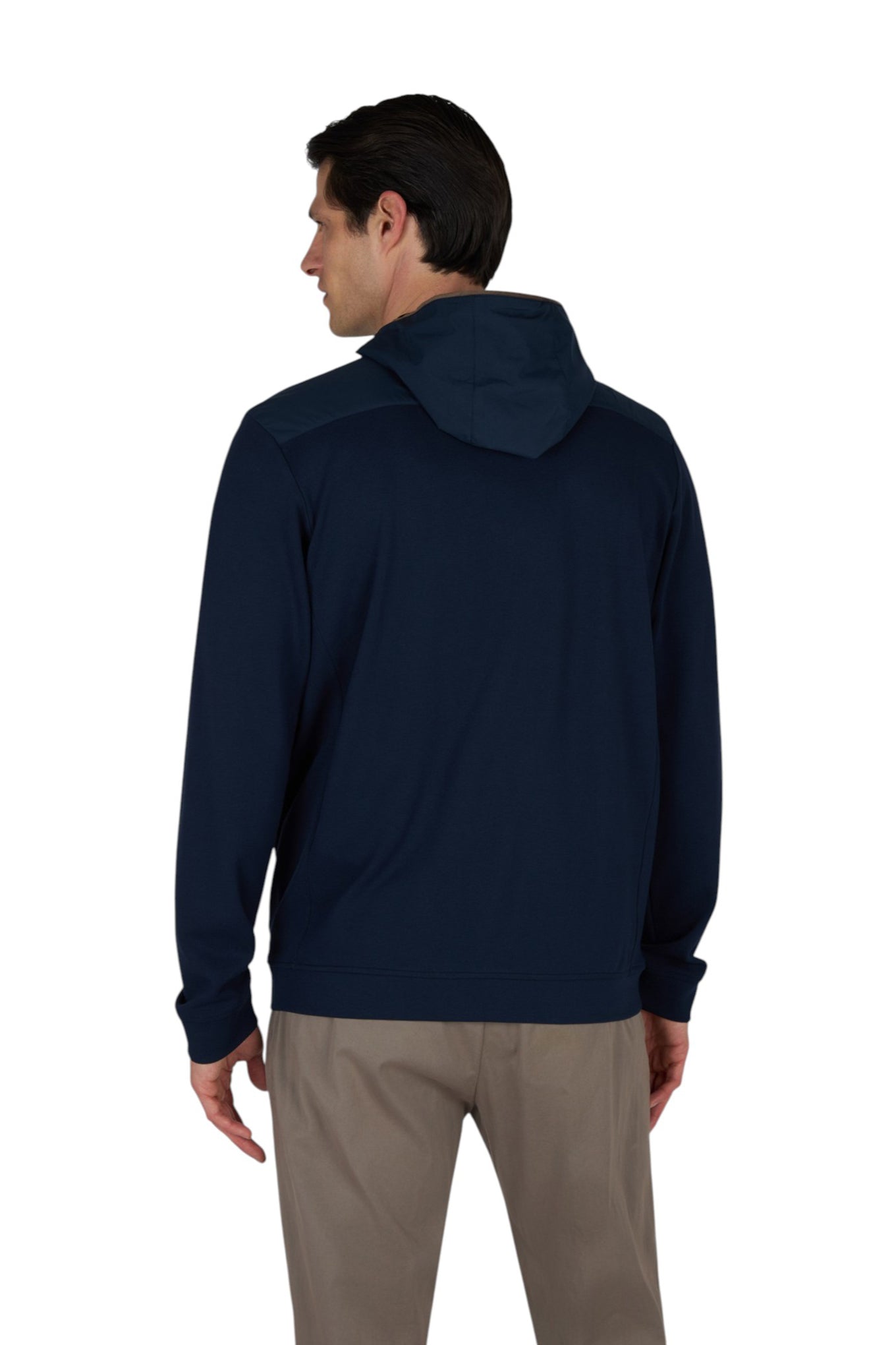 X?Soft zip?up sweatshirt in viscose with Alcantara® details