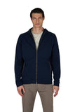 X?Soft zip?up sweatshirt in viscose with Alcantara® details