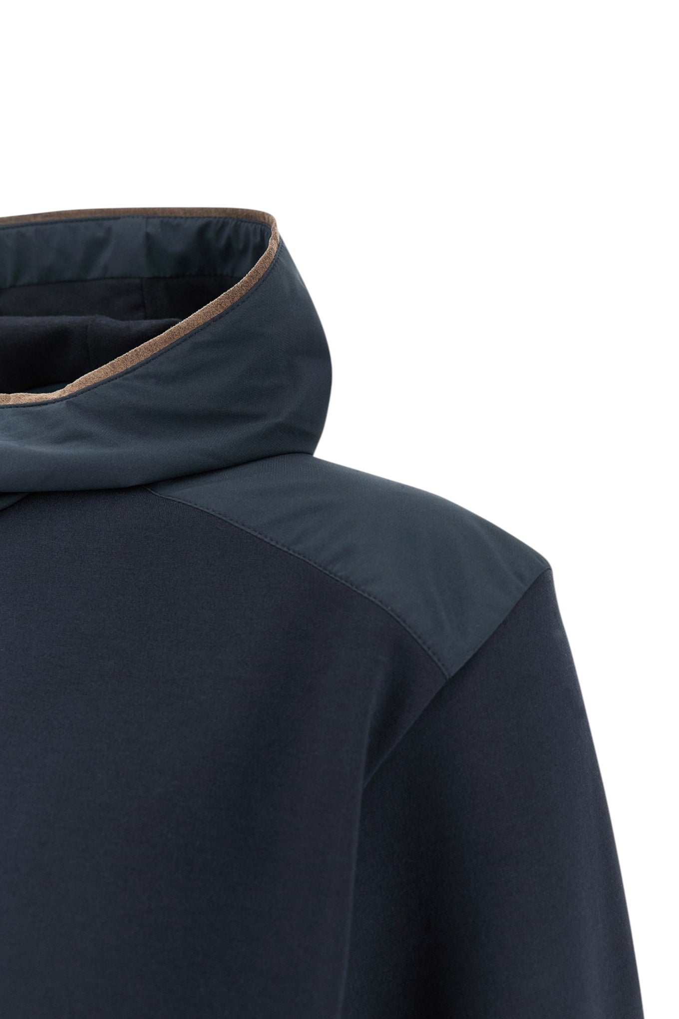 X?Soft zip?up sweatshirt in viscose with Alcantara® details
